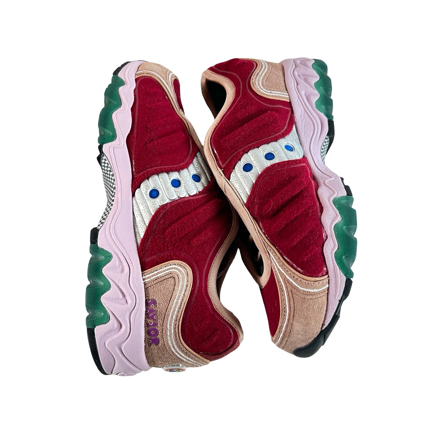 S70922 1 Saucony Matrix Jae Tips No Shoes In The House Burgundy [USED] - 6 M (Used)