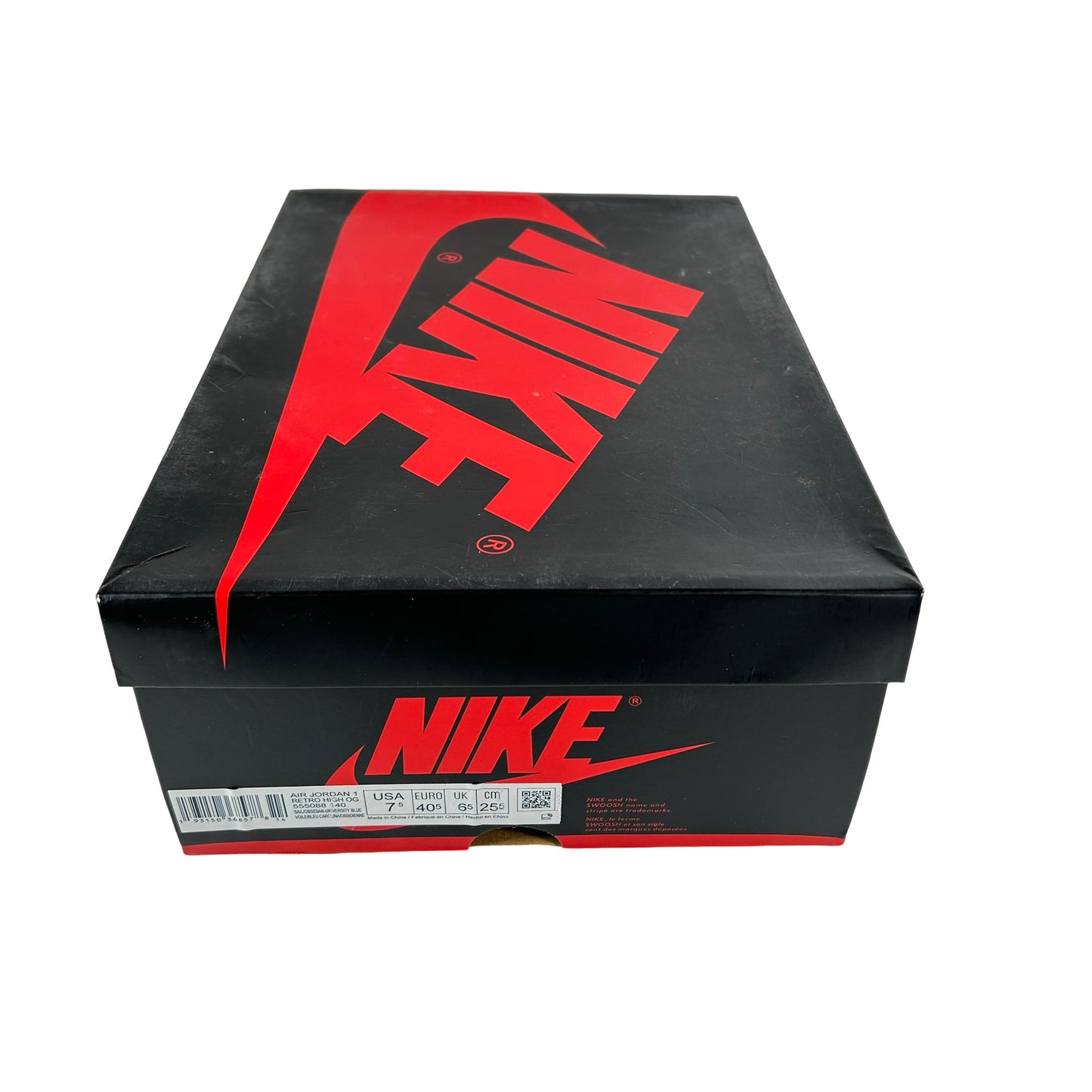 555088 140 Jordan 1 Retro High Obsidian [USED] - 7.5 M (Used)