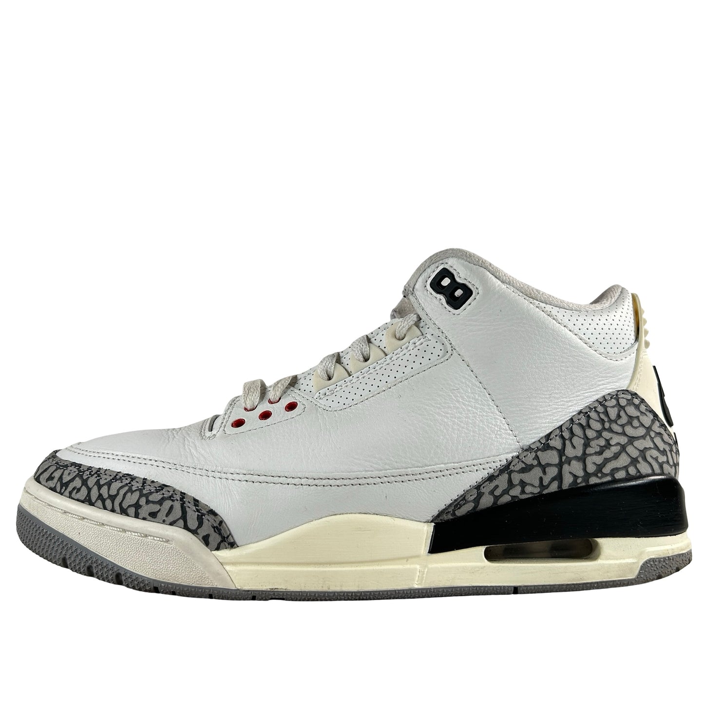 DN3707 100 Jordan 3 Retro White Cement Reimagined [USED] - 9.5 M (Used11)