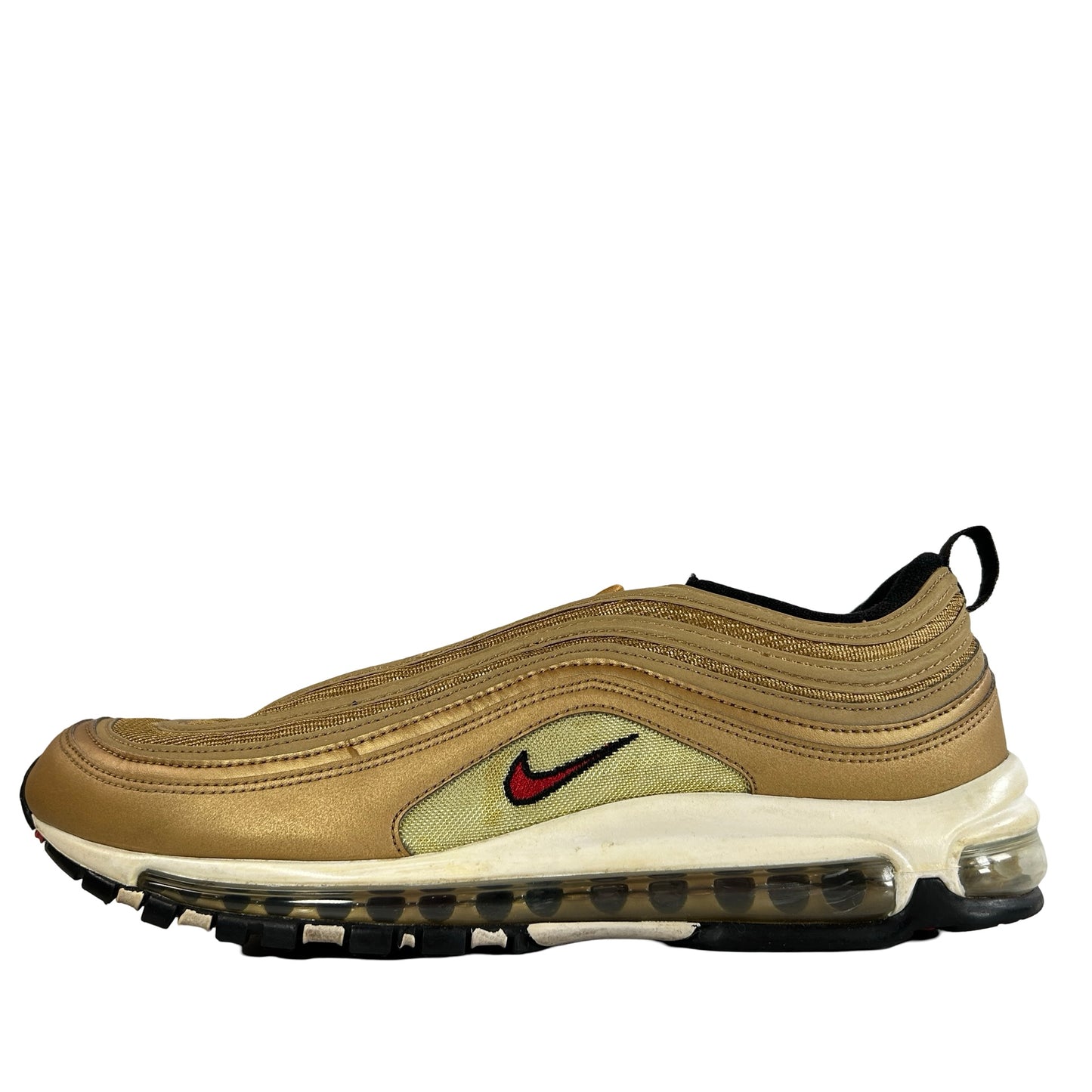 884421 700 Nike Air Max 97 Metallic Gold (2017/2018) [USED] - 13 M (Used)
