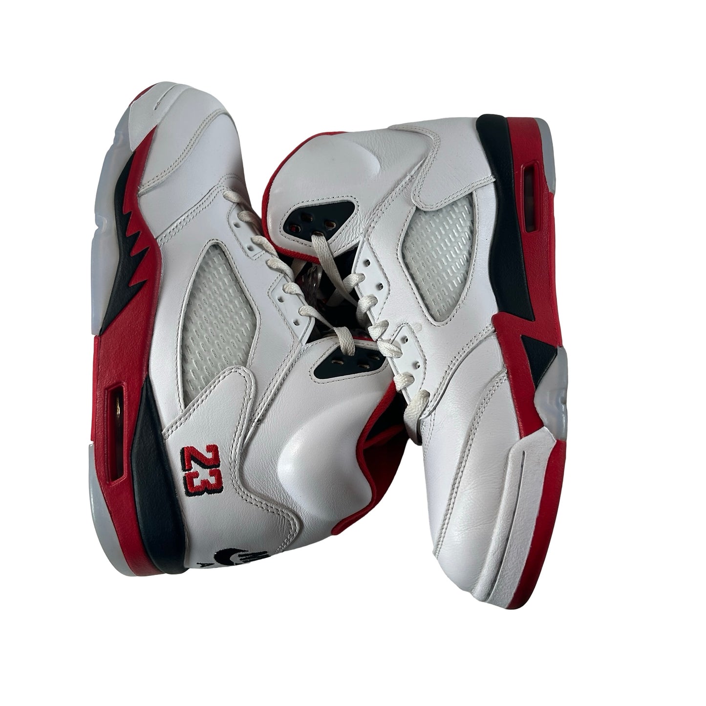 HQ7978 101 Jordan 5 Retro Fire Red Black Tongue (2025) [USED] - 10 M (Used2)