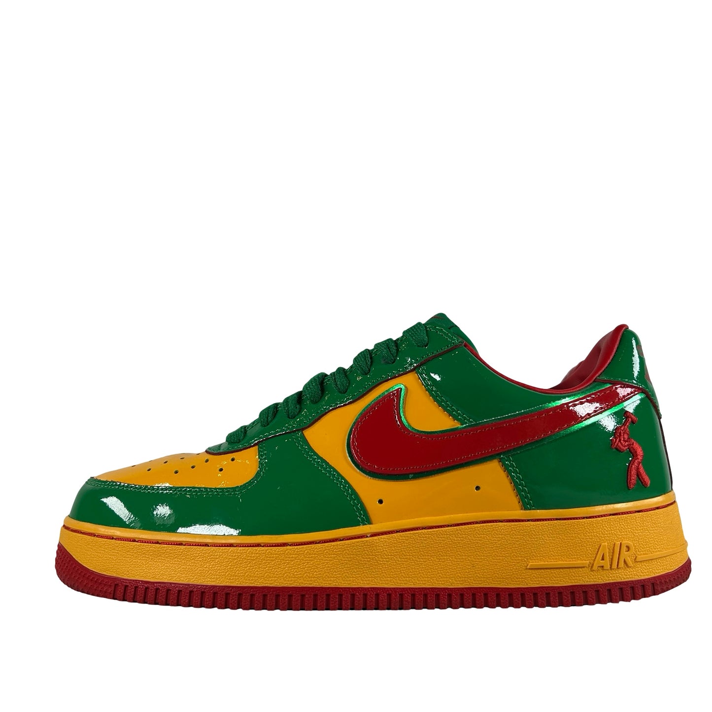 IH4383 300 Nike Air Force 1 Low Lil Yachty Concrete Boys Lucky Green [USED] - 9.5 M (Used) (No Box)