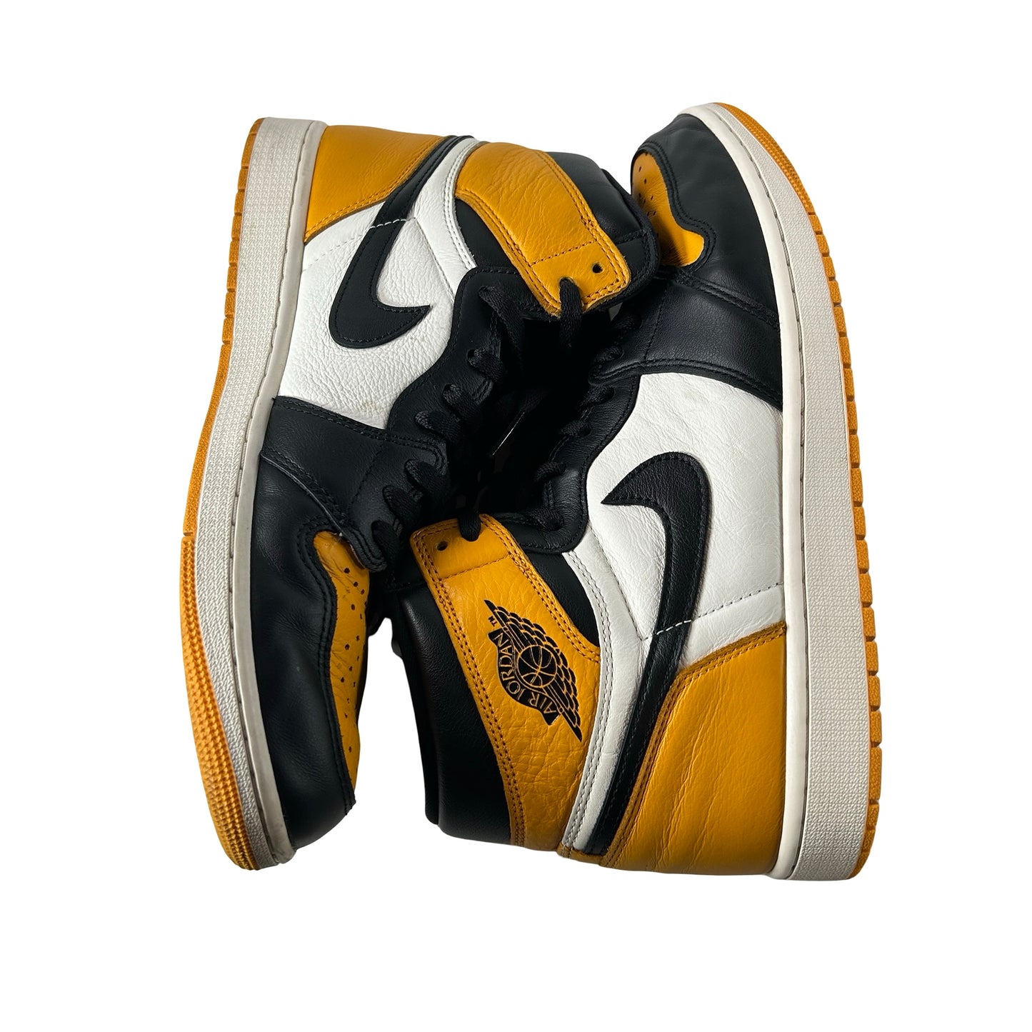 555088 711 Jordan 1 Retro High OG Yellow Toe [USED] - 12.5 M (Used)
