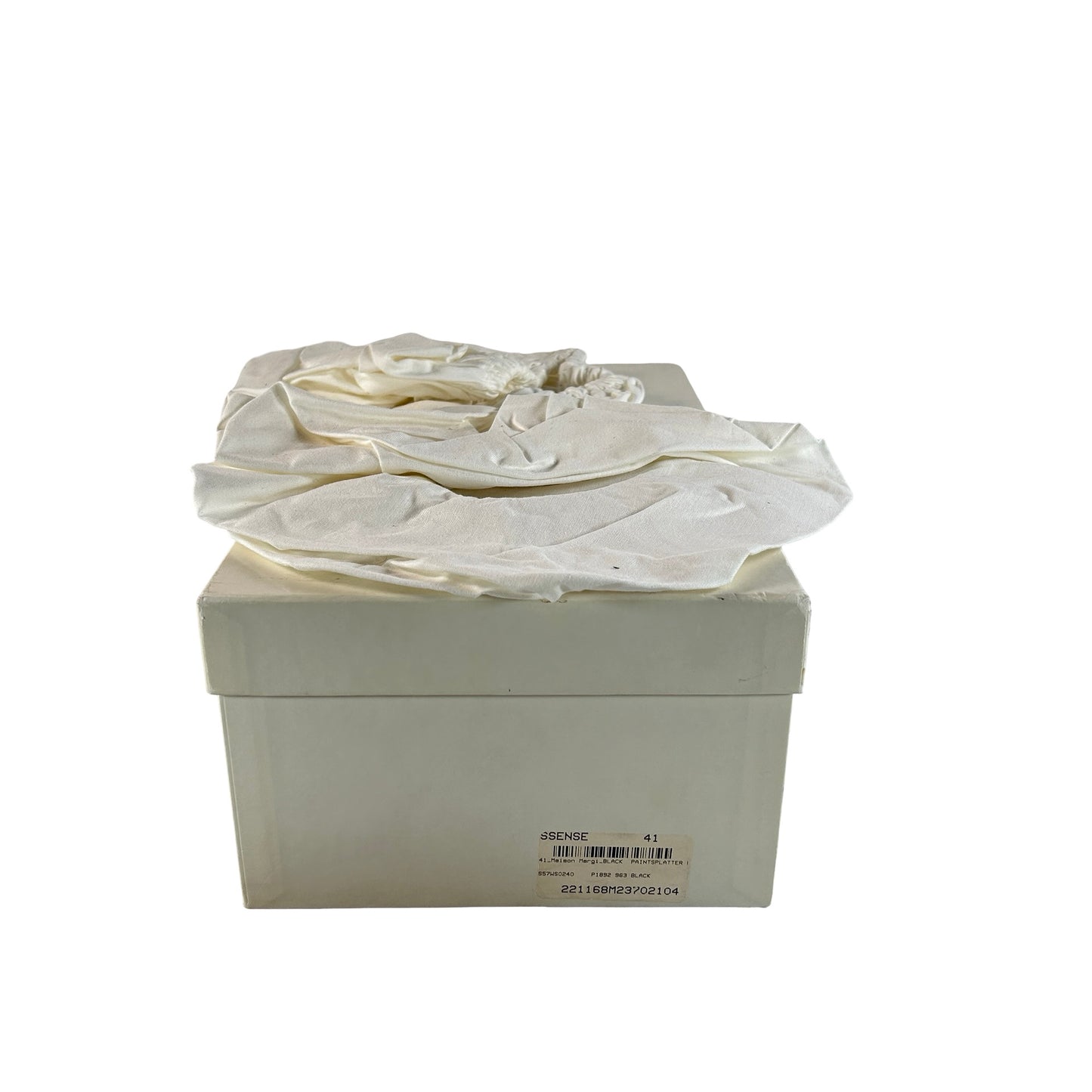 S57WS0240P1892963 Maison Margiela Paint Replica German Army Trainer (GAT) Black [USED] - 41 EU (Used)