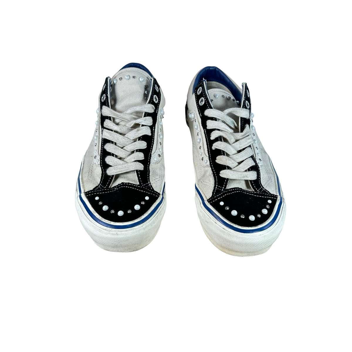 VN000S52FS8 Vans OTW Old Skool 36 Pearlized Pack Marshmallow White [USED] [SAMPLE] - 10 M (Used) (No Box)