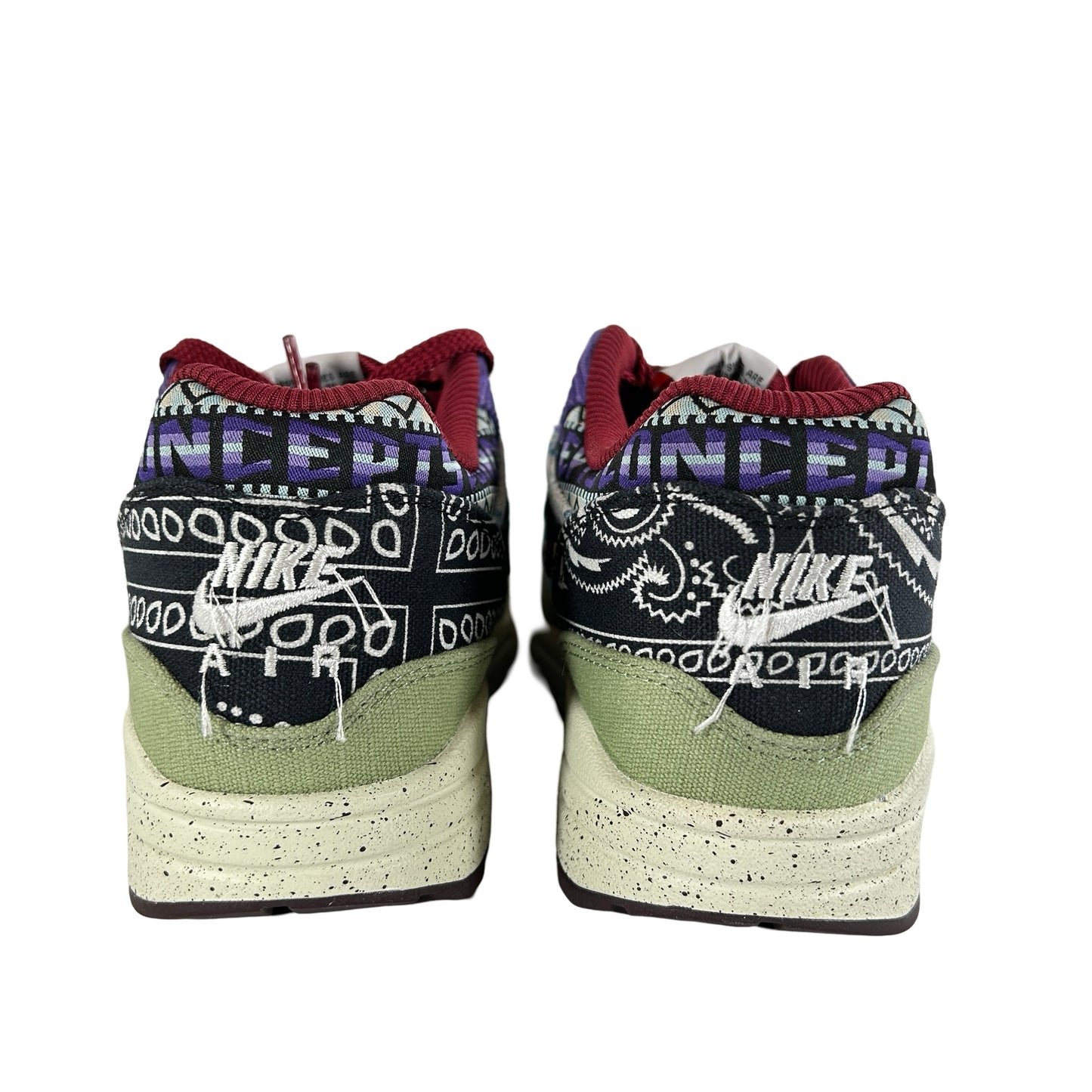 DN1803 300 Nike Air Max 1 Concepts Denim Olive Canvas [USED] - 9 M (Used2)