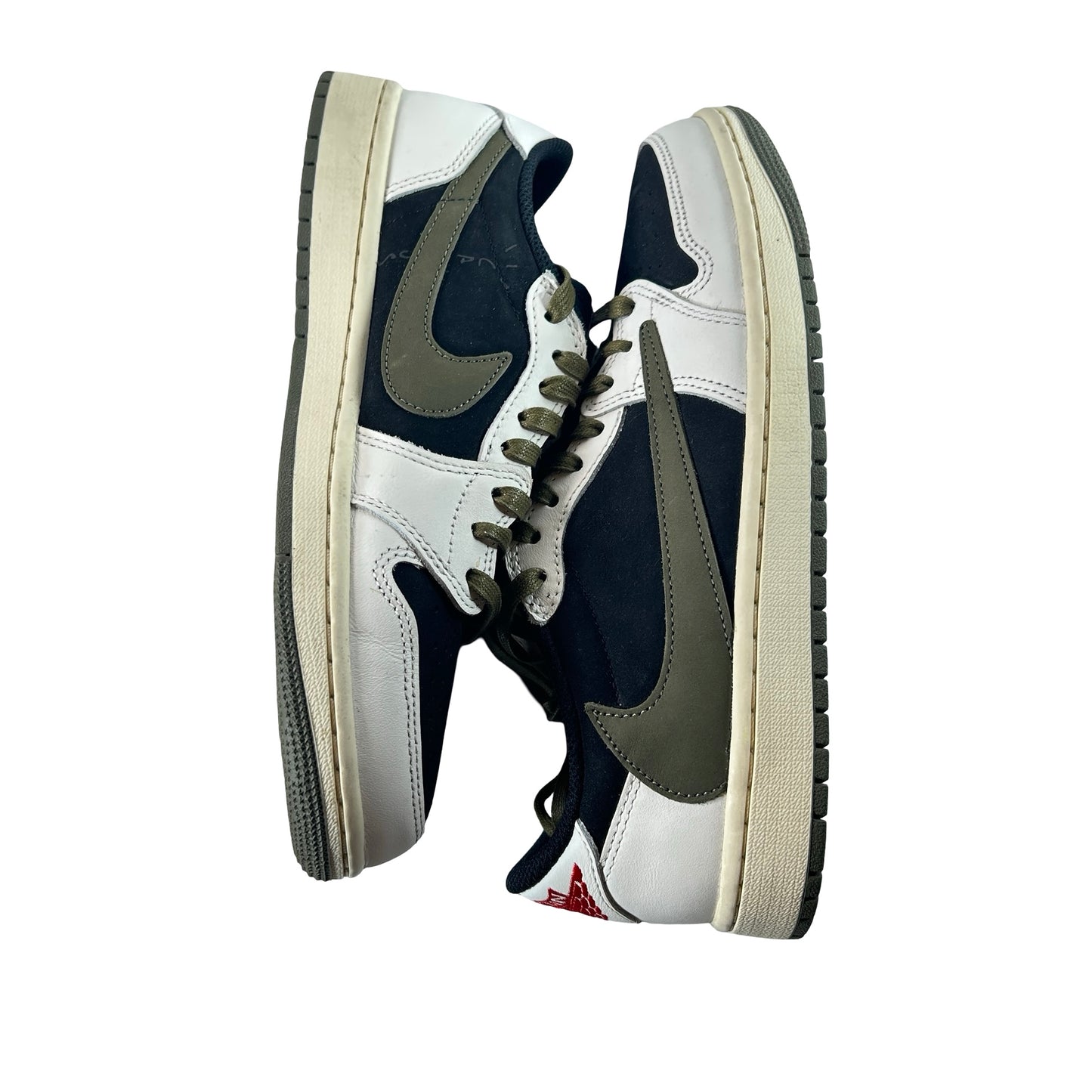 DZ4137 106 Jordan 1 Retro Low OG SP Travis Scott Olive (W) [USED] - 9 W (Used5)