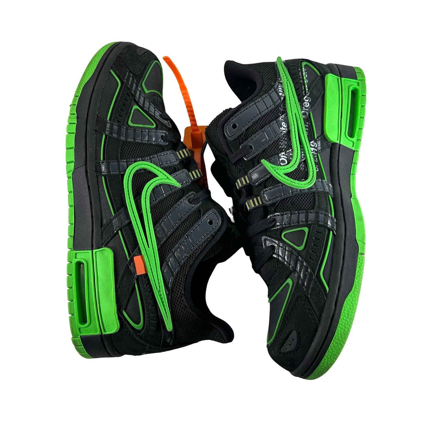 CU6015 001 Nike Air Rubber Dunk Off-White Green Strike [USED] - 7.5 M (Used)