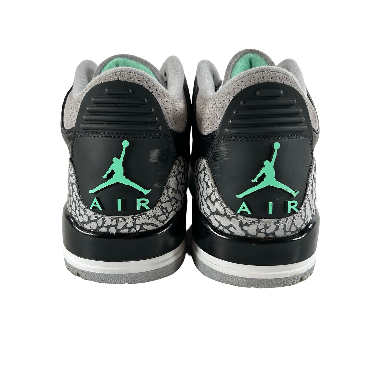 CT8532 031 Jordan 3 Retro Green Glow [USED] - 10 M (Used) (No Box)