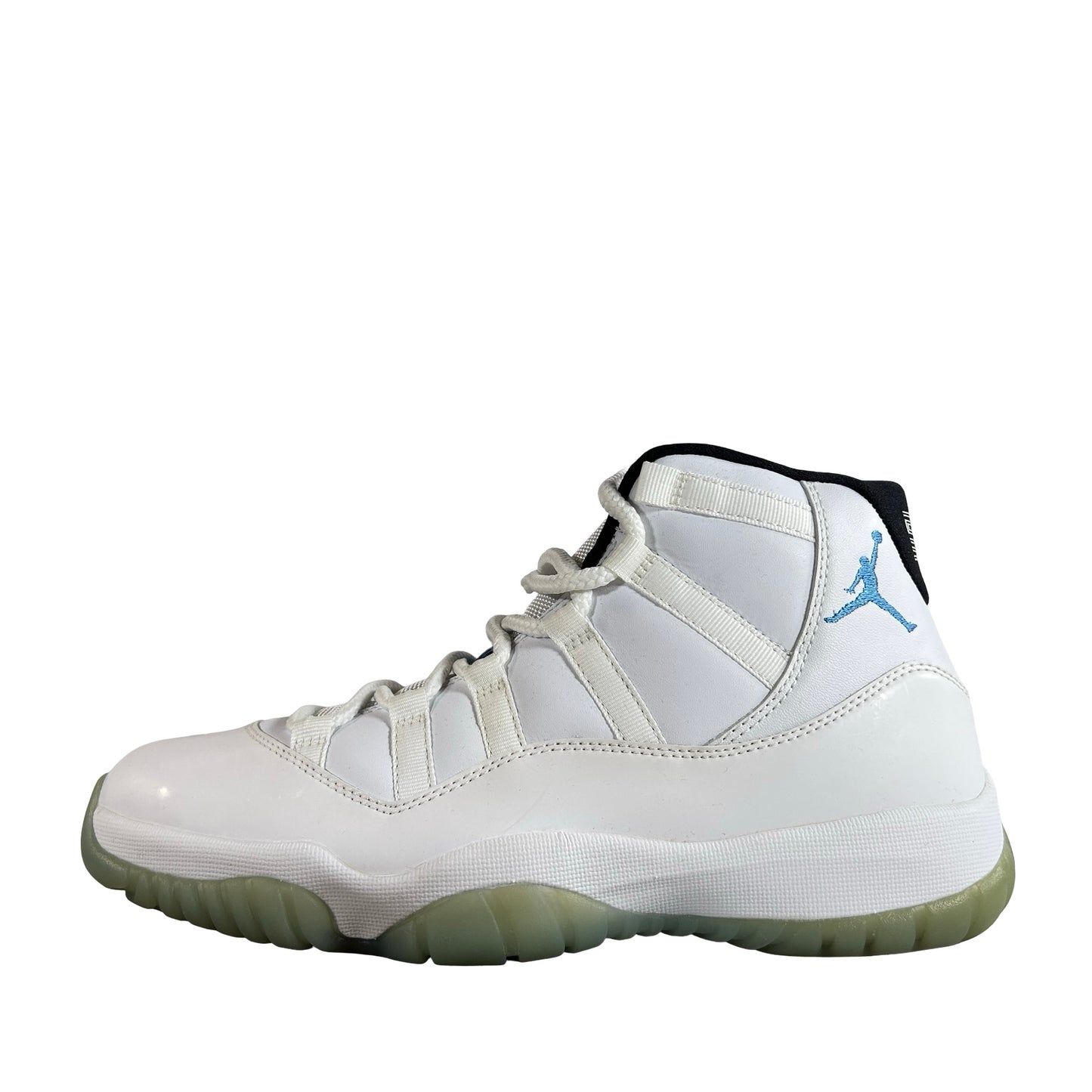 378037 117 Air Jordan 11 Retro Legend Blue (2014) - 8 M (Yellowing)