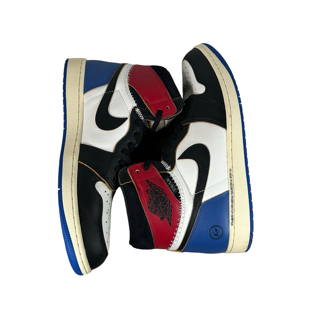 IO7847 002 Jordan 1 Retro High OG SP Fragment x Union LA Varsity Red Sport Royal [USED] - 13 M (Used2)