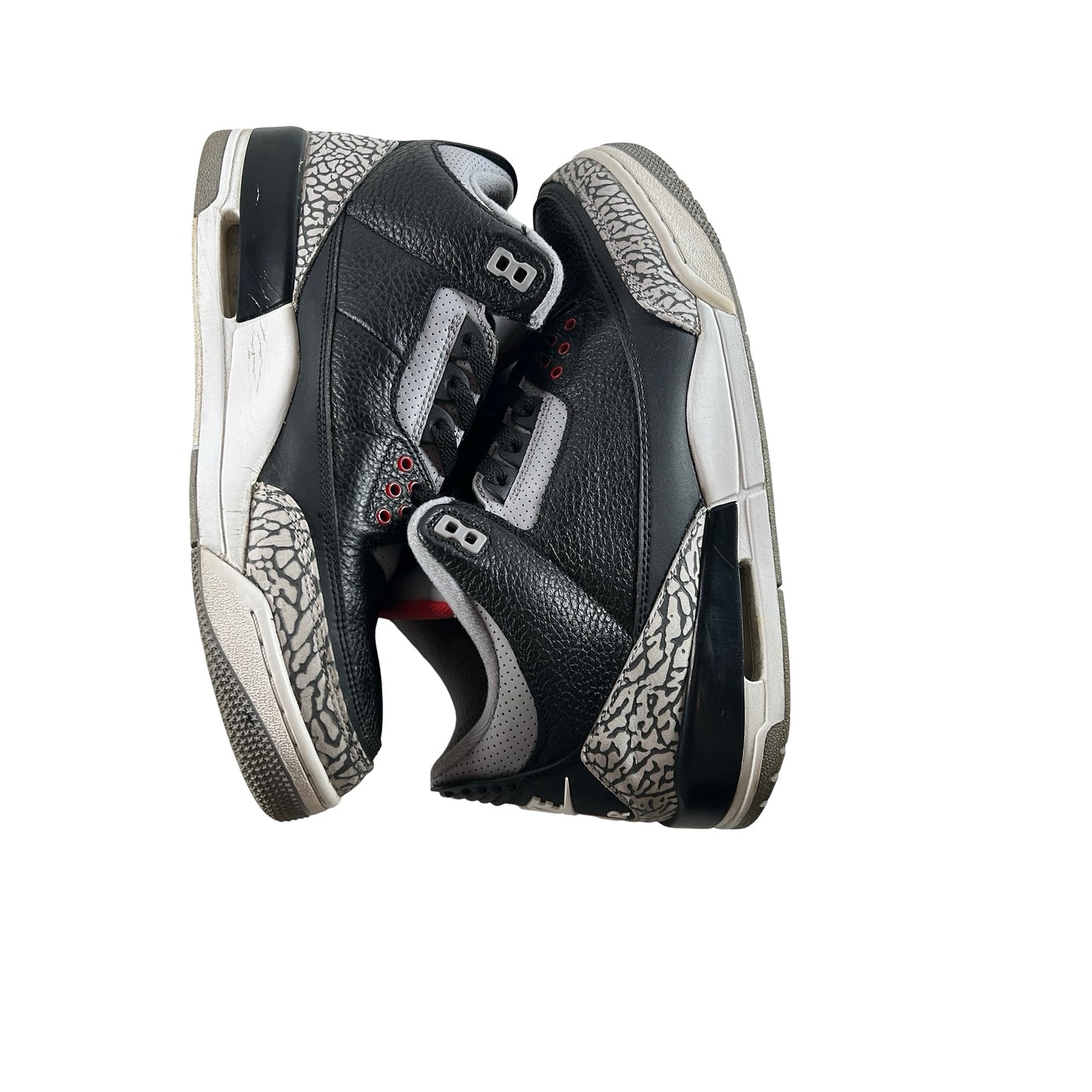 854262 001 Jordan 3 Black Cement 2018 [USED] - 10 M (Used5) (No Box5)