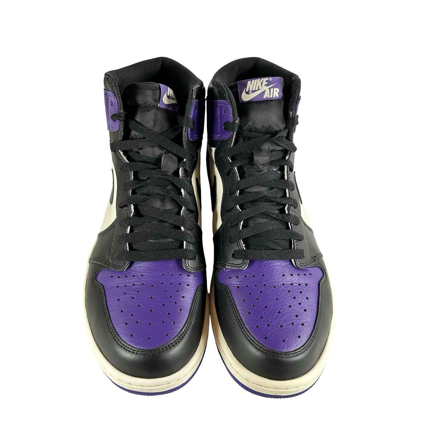 555088 501 Jordan 1 Court Purple [USED] - 13 M (Used) (Replace Box)