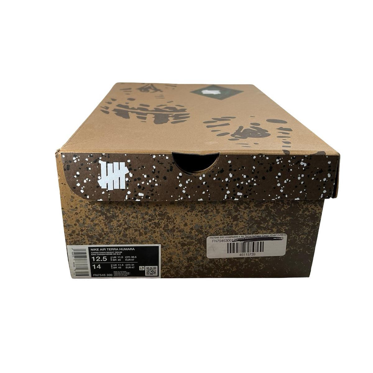 FN7546 300 Undefeated x Air Terra Humara 'Cargo Khaki' [USED] - 12.5 M (Used)