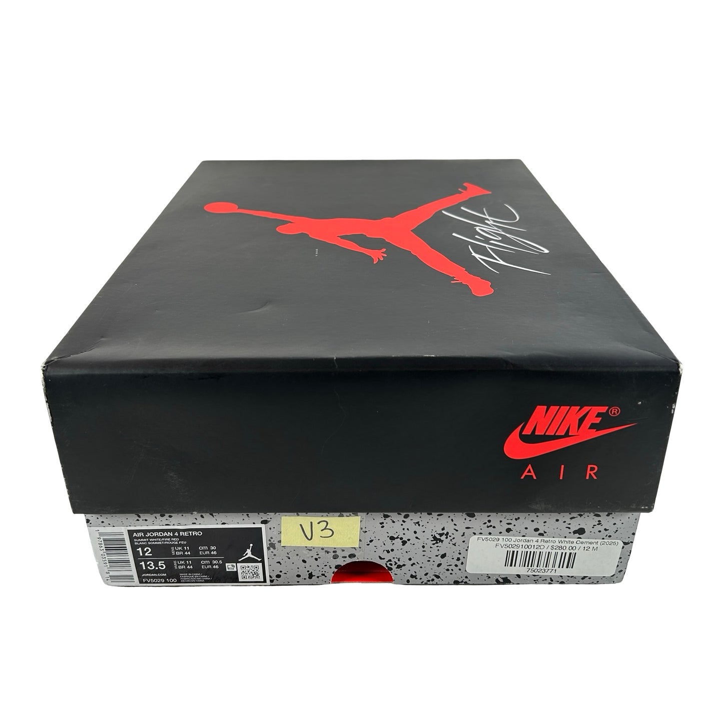 FV5029 100 Jordan 4 Retro White Cement (2025) [USED] - 12 M (Used3)