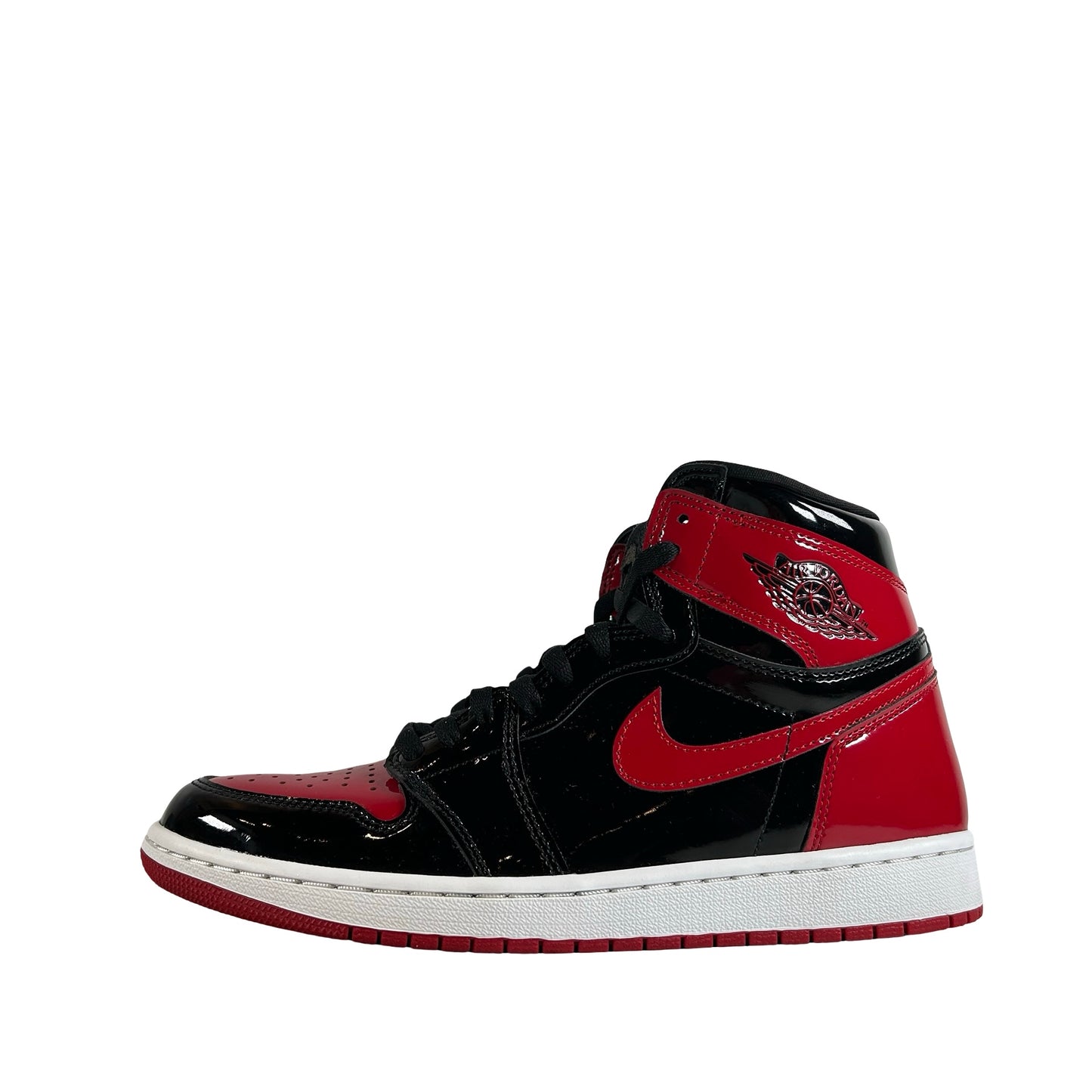 555088 063 Jordan 1 Retro High OG Patent Bred [USED] - 9.5 M (Used7)