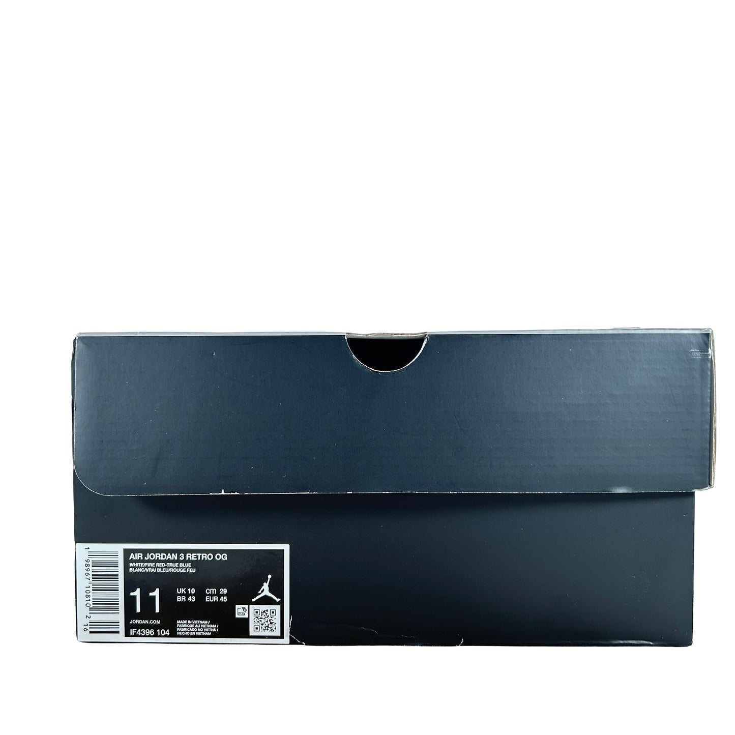 IF4396 104 Air Jordan 3 Retro True Blue (2026) [USED] - 11 M (Used)