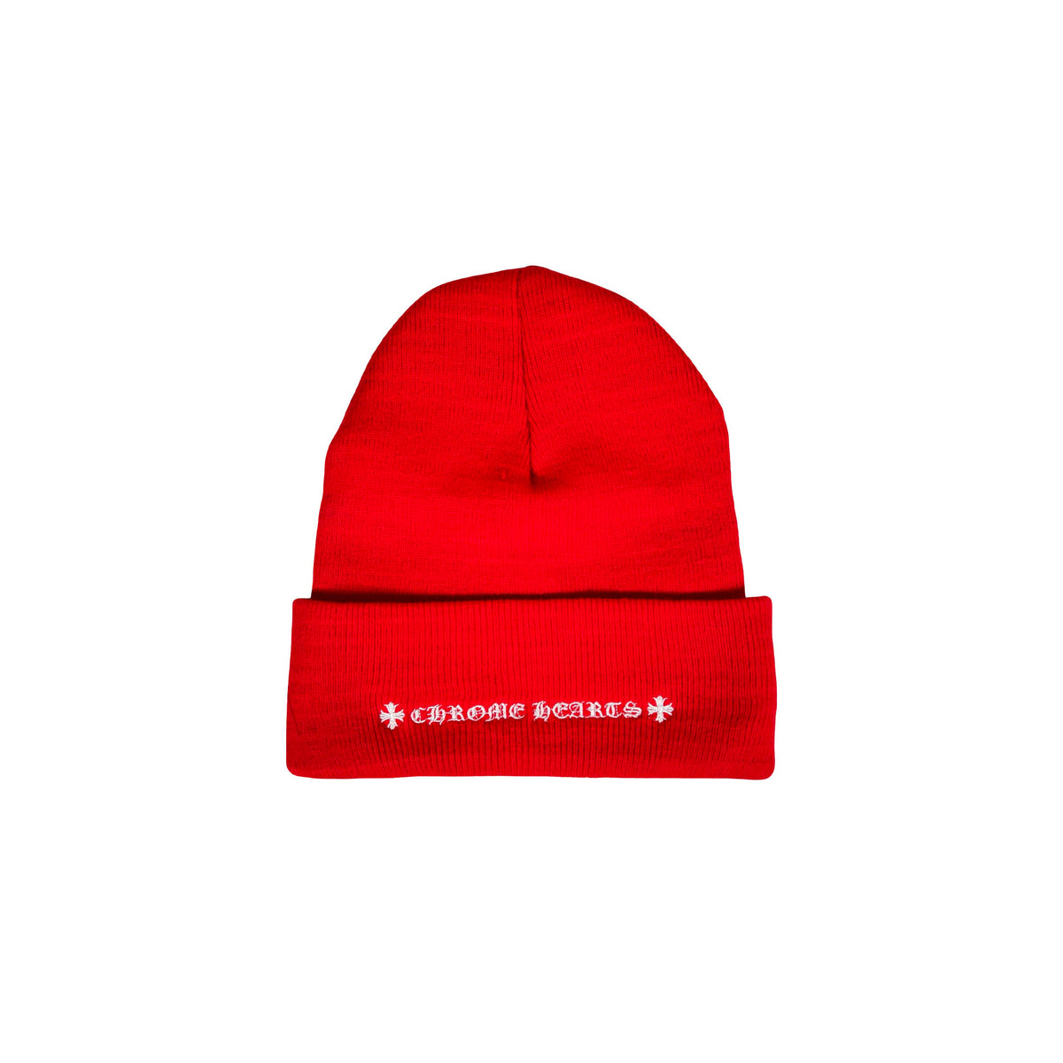 Chrome Hearts Logo Beanie Red 2.0 [USED2]