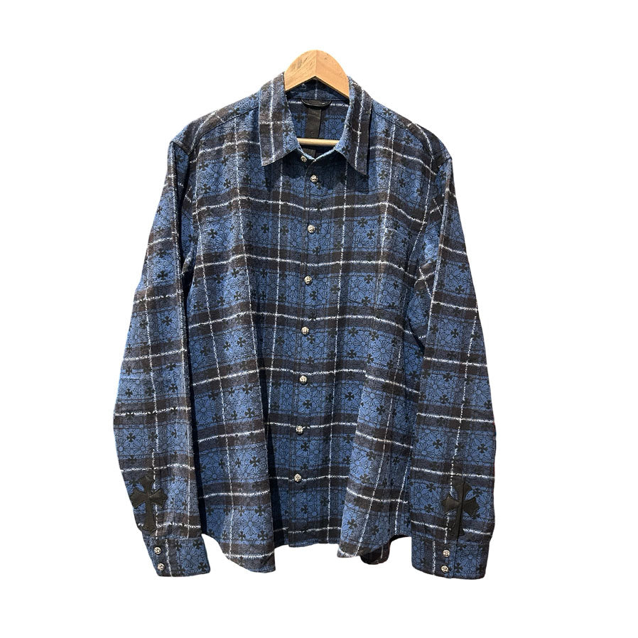 Chrome Hearts LOOSEENDS LS Plus Total Pattern Cross Ball Button [USED] - XXL (Used)
