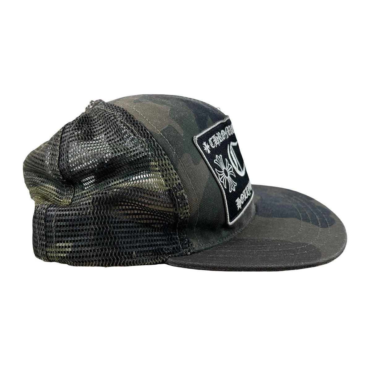 Chrome Hearts CH Hollywood Trucker Hat Camo [USED]