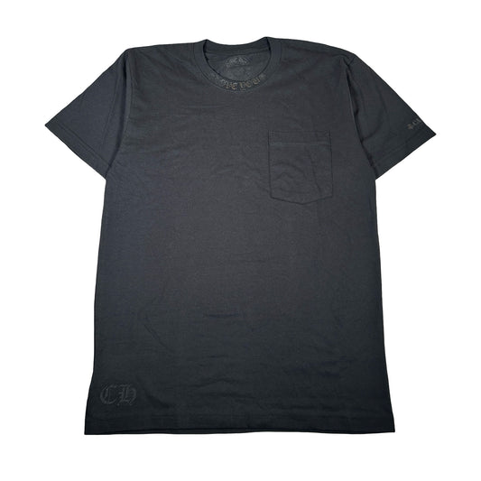 Chrome Hearts Cannes Tonal Neck Logo Pocket T-Shirt