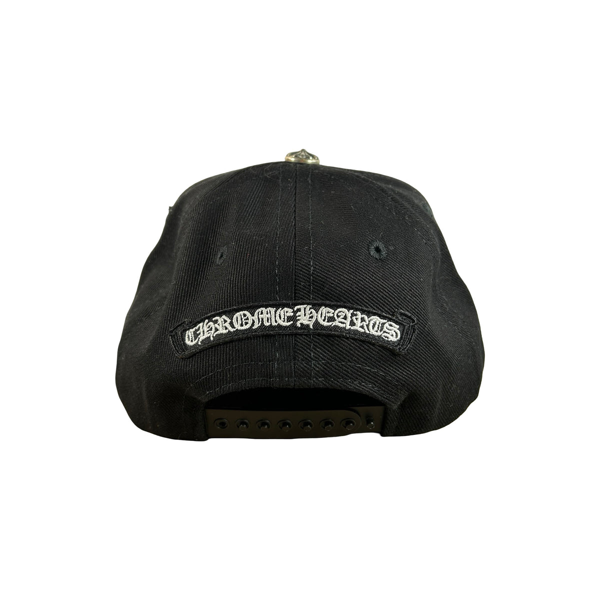 Chrome Hearts Fleur Snapback Trucker Hat Black (USED)