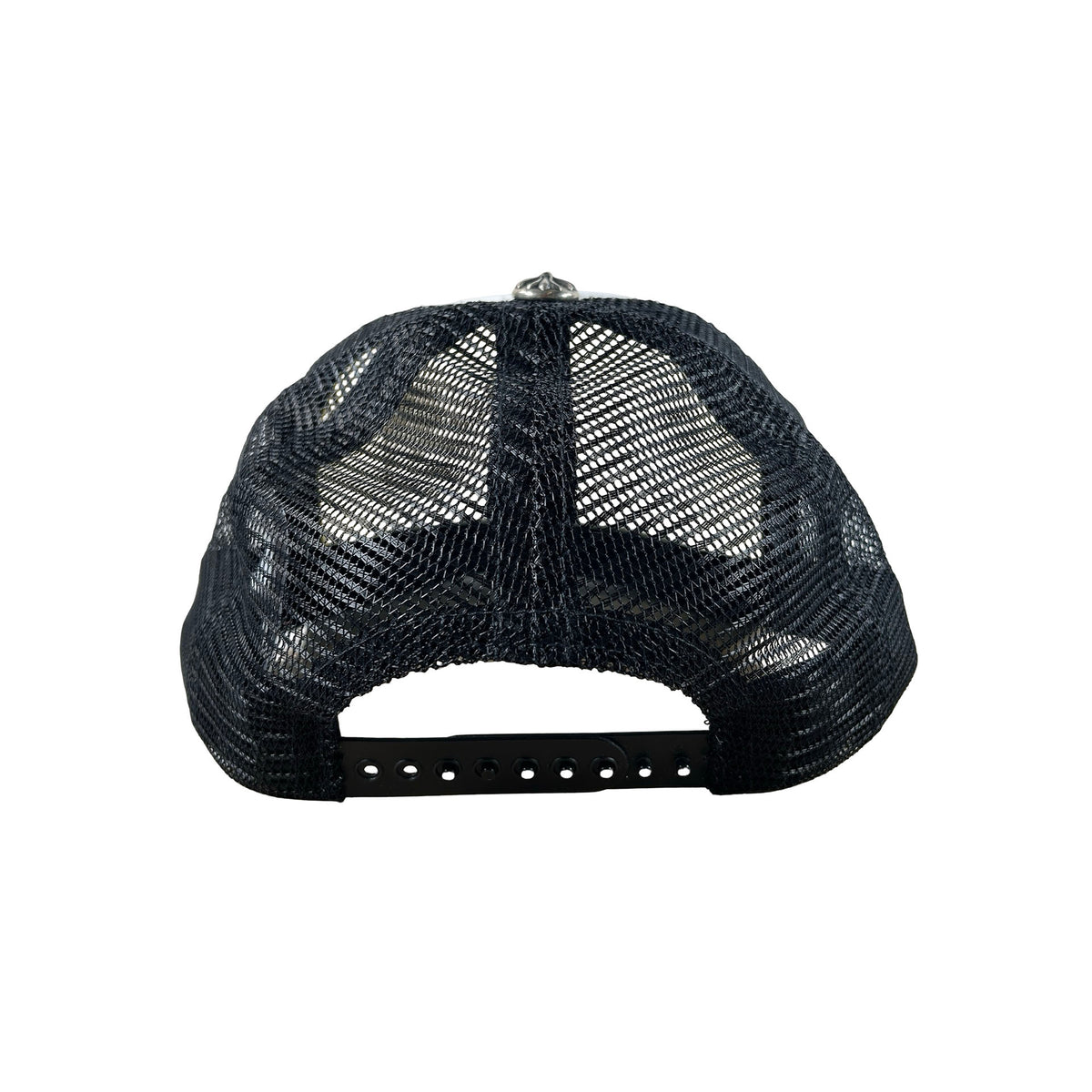 Chrome Hearts FUCK Hollywood Trucker Hat Black/White [USED2]