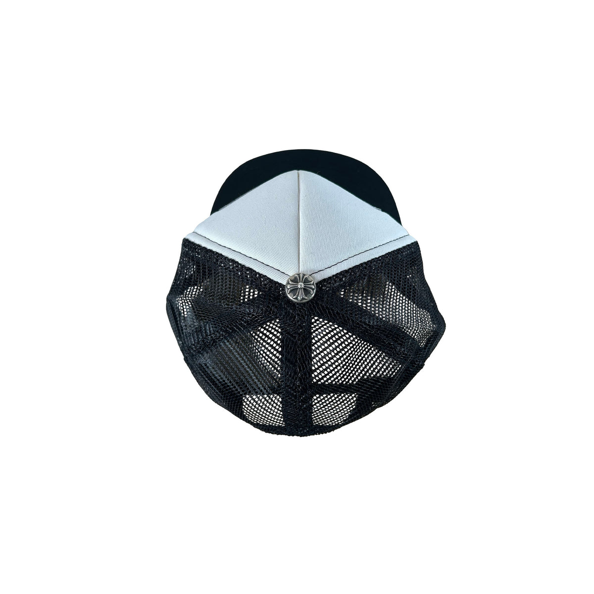 Chrome Hearts FUCK Hollywood Trucker Hat Black/White [USED2]