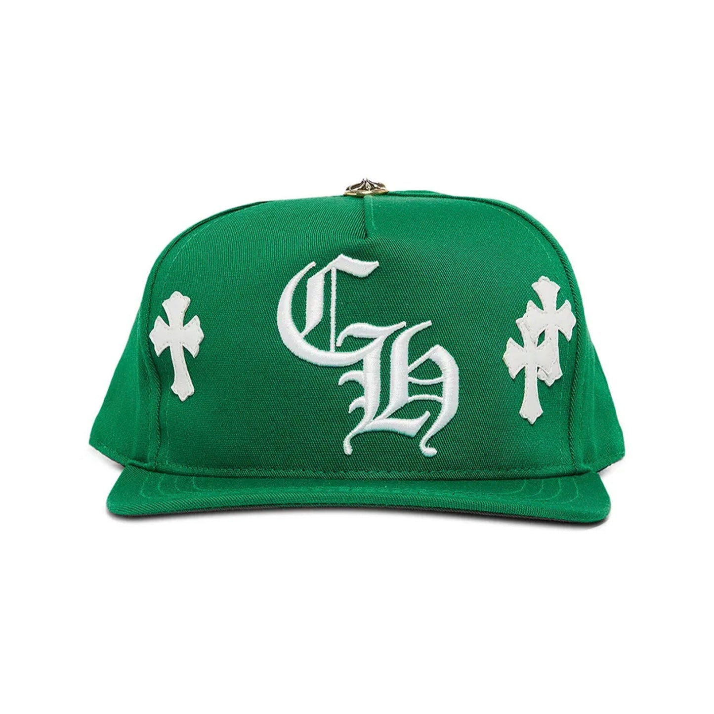 Chrome Hearts Cross Patch Hat Green/White