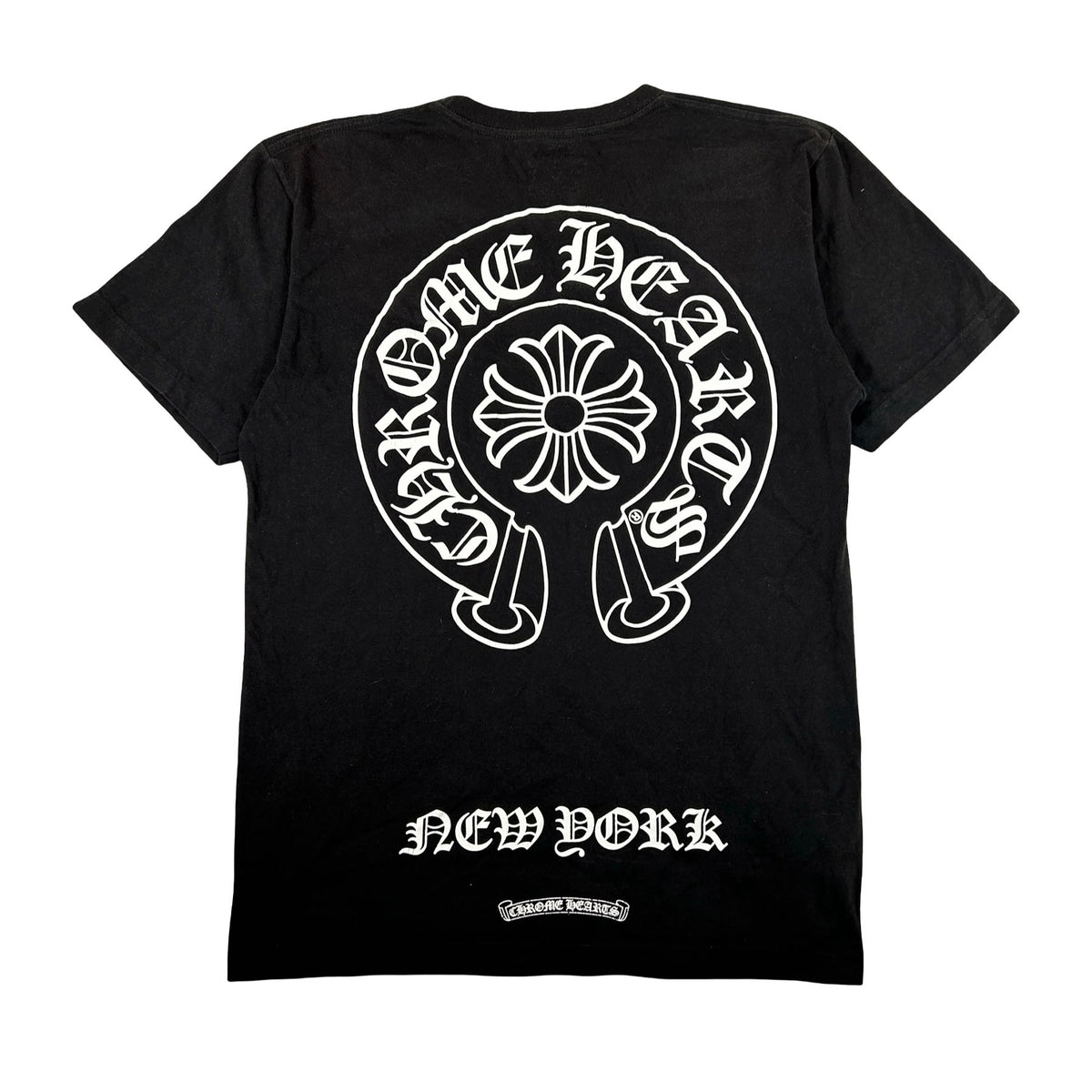 Chrome Hearts New York Horseshoe Pocket Tee Black [USED] - M (Used)