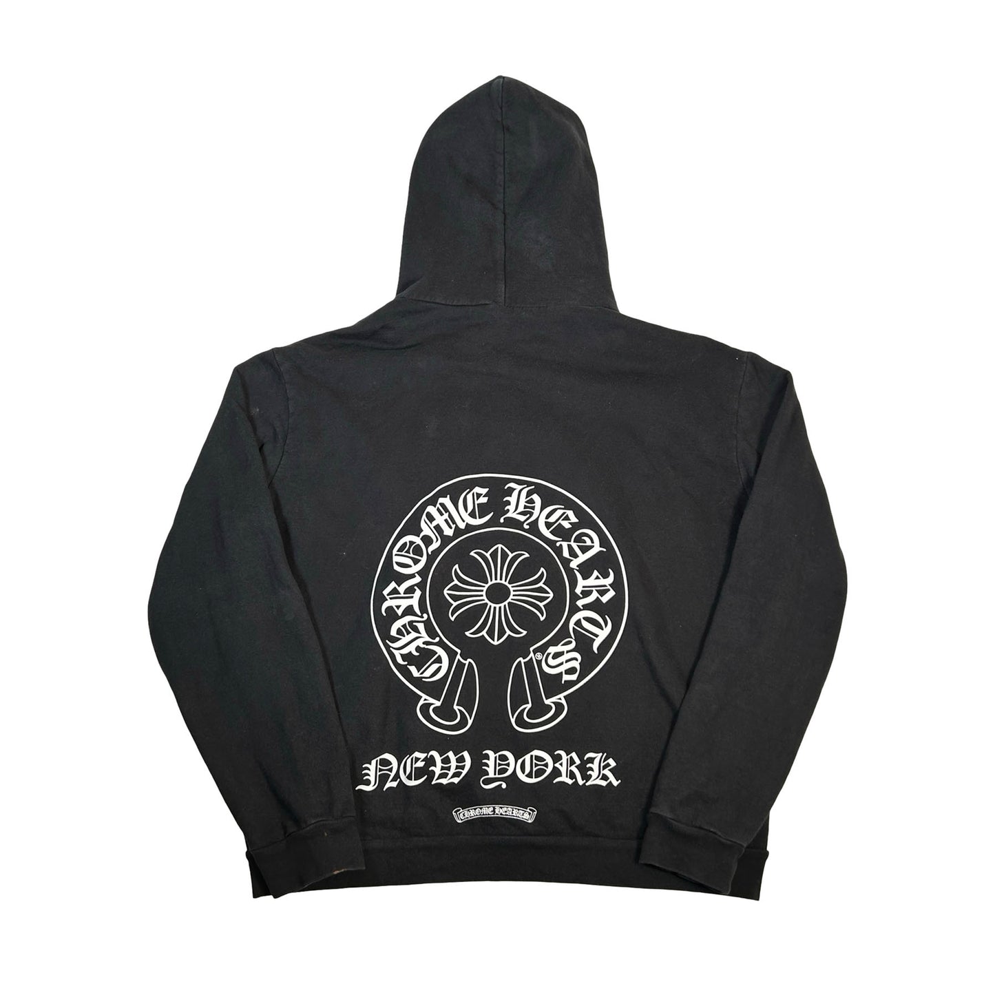 Chrome Hearts New York Horseshoe Zip Up Hoodie Black [USED] - L (Used)