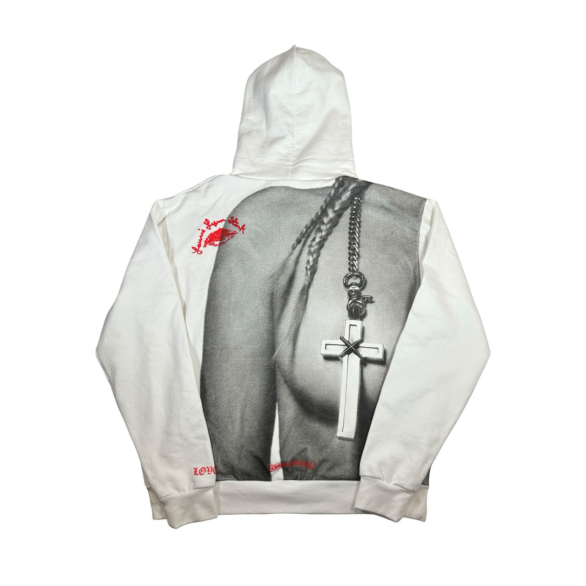Chrome Hearts Laurie Lynn Stark Hoodie White [USED] - S (Used)