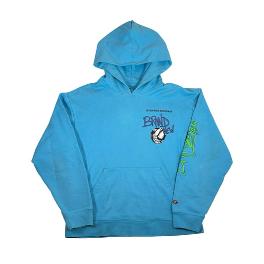 Chrome Hearts Matty Boy Brain Hoodie Blue [USED] - L (Used)