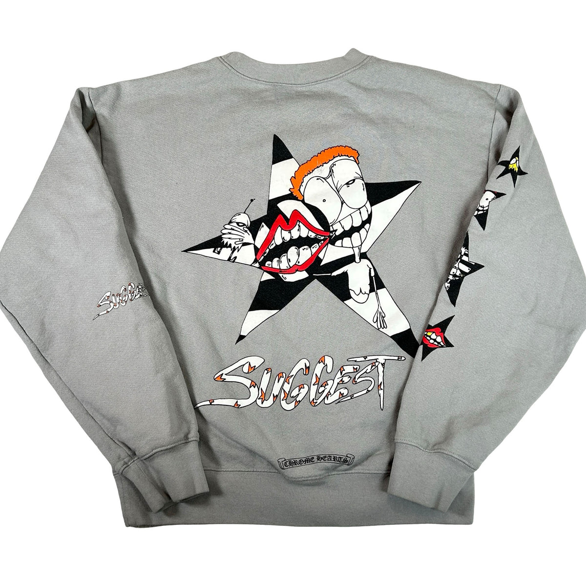 Chrome Hearts Matty Boy Suggest Grey Sweatshirt [USED] - S (Used)