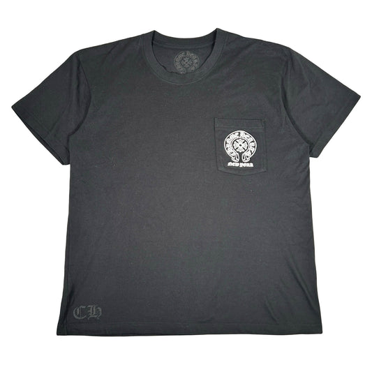 Chrome Hearts New York Horseshoe Pocket Tee Black [USED] - L (Used)