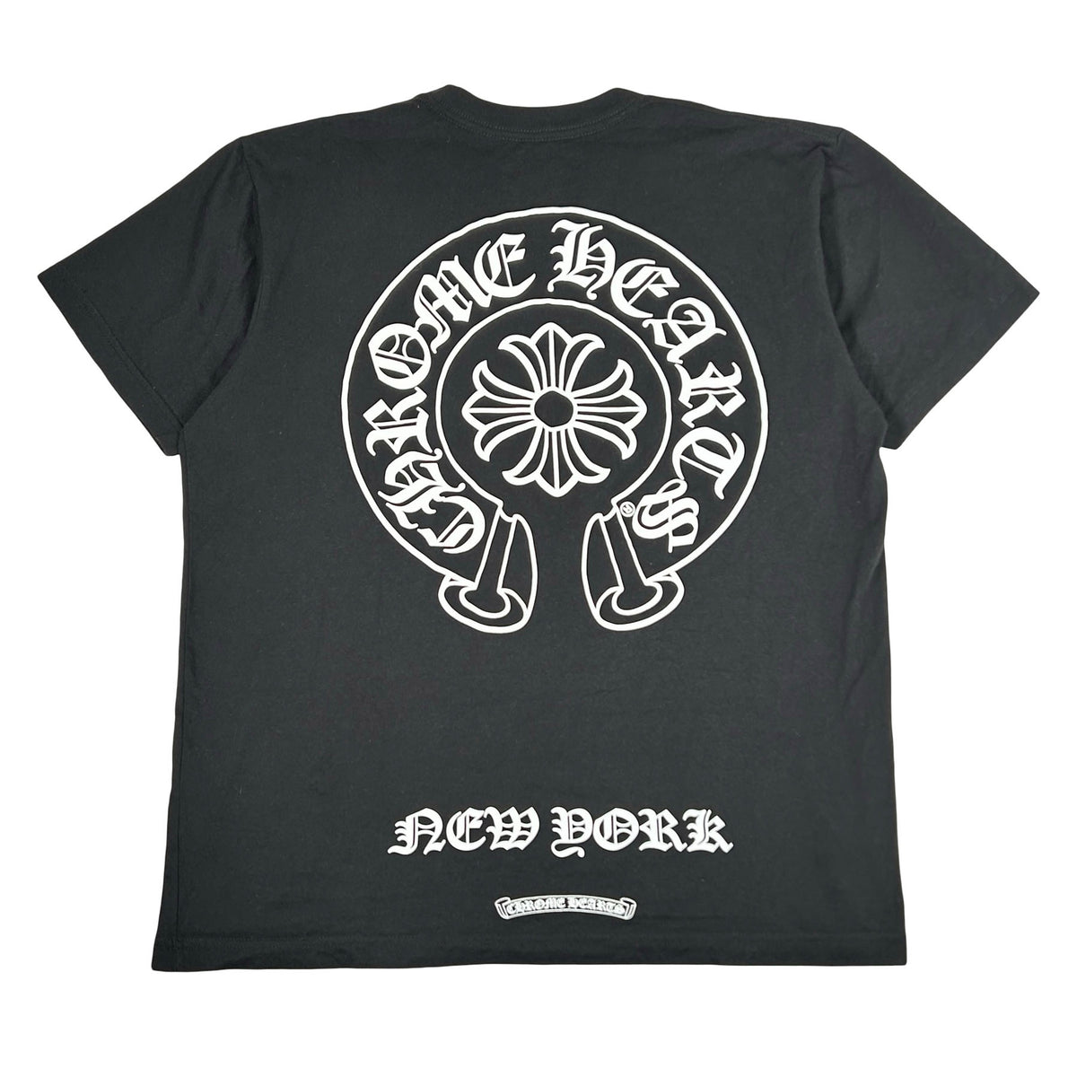 Chrome Hearts New York Horseshoe Pocket Tee Black [USED] - L (Used)