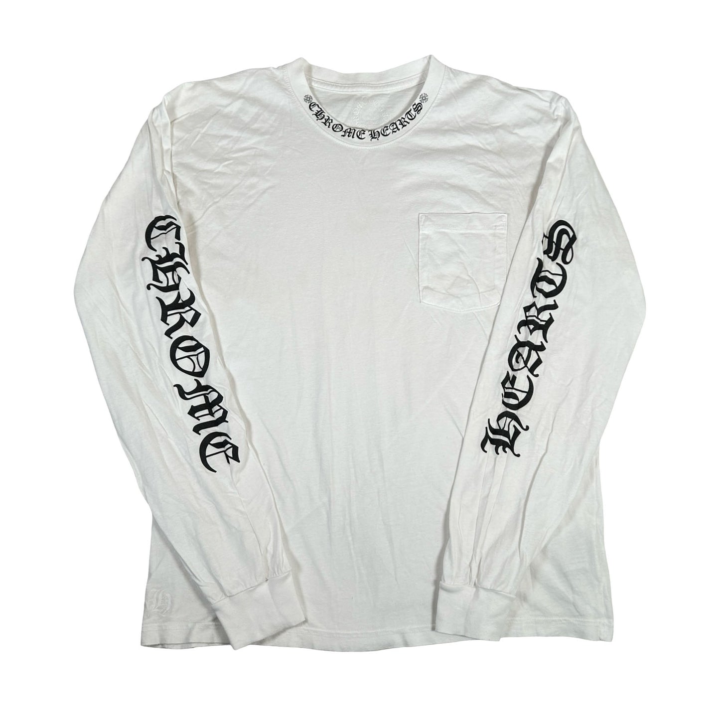 Chrome Hearts Neck Logo Long Sleeve T-Shirt [USED] - XL (Used)