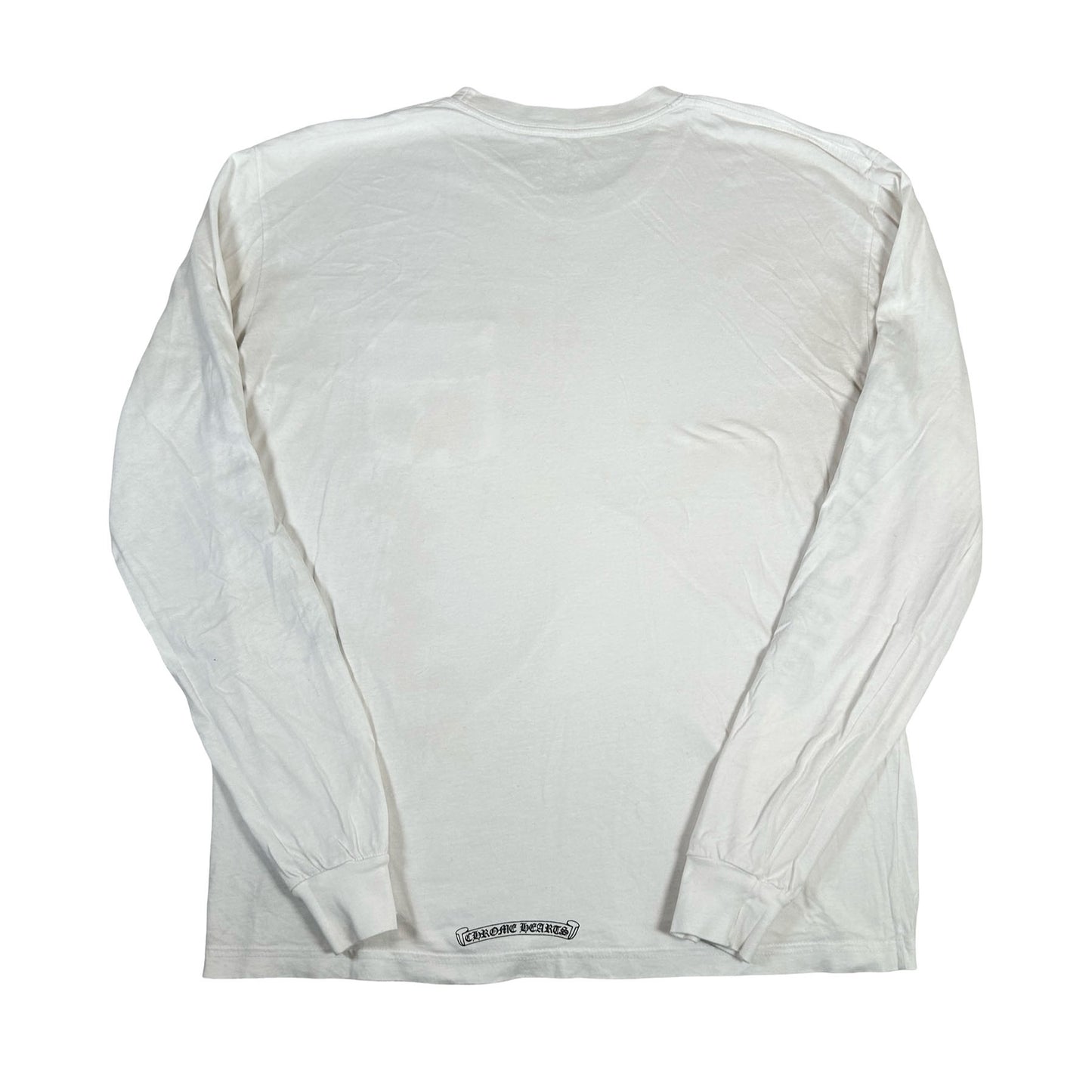 Chrome Hearts Neck Logo Long Sleeve T-Shirt [USED] - XL (Used)