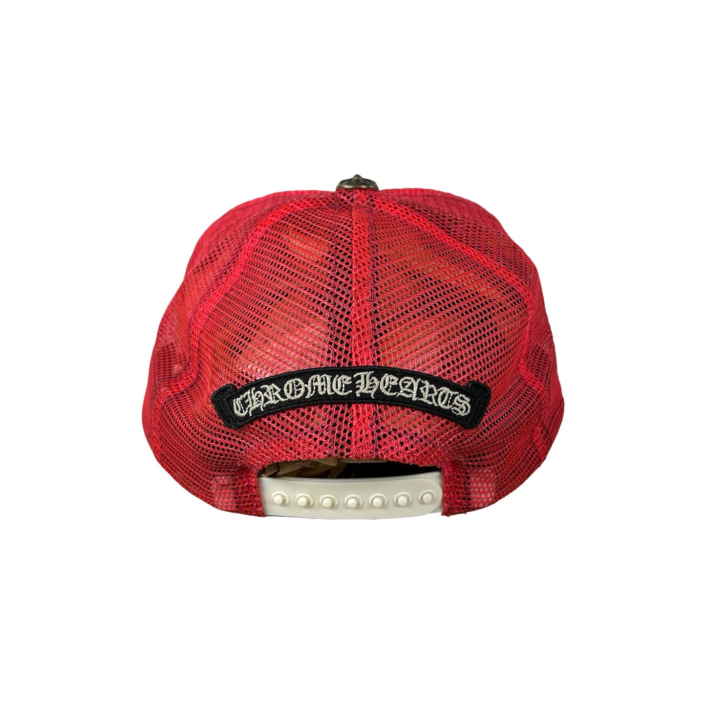 Chrome Hearts Cemetery Trucker Hat Neon Pink [USED2]