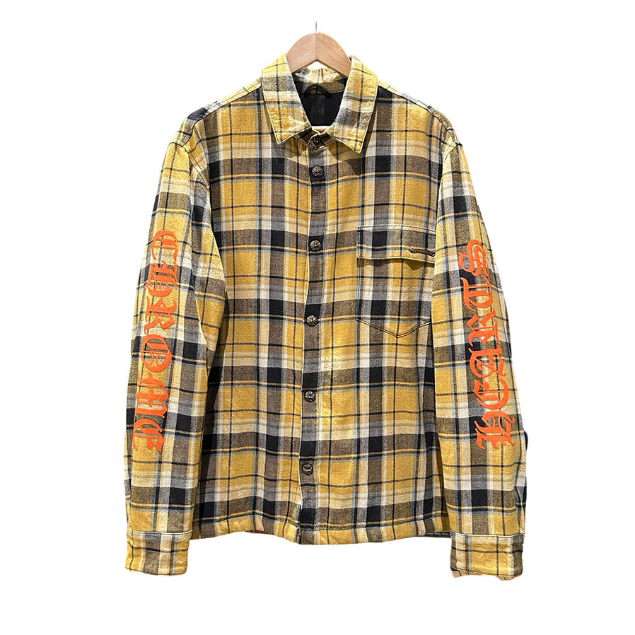Chrome Hearts CH Flannel Jacket Yellow [USED] - XL (Used)