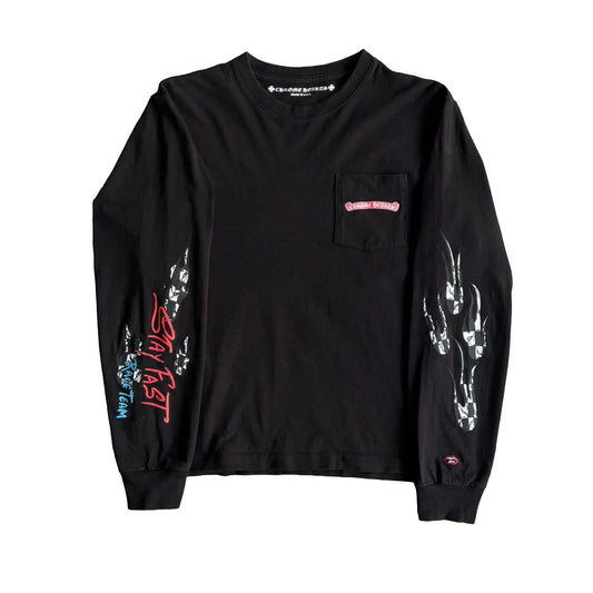 Chrome Hearts Matty Boy Stay Fast L/S T-shirt Black
