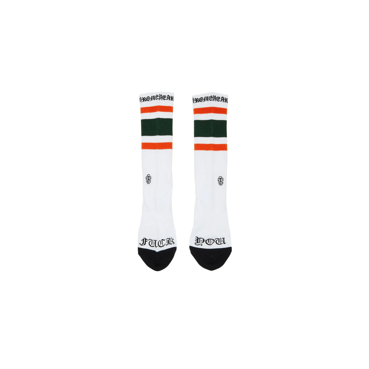 Chrome Hearts Miami Socks White Green Orange