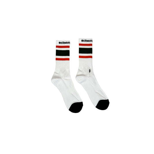 Chrome Hearts Miami Socks White Green Orange