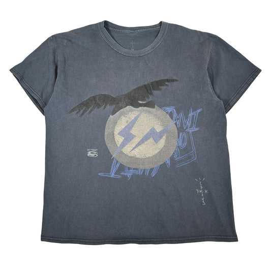 Travis Scott Cactus Jack For Fragment Create T-shirt Washed Black [USED] - L (Used)