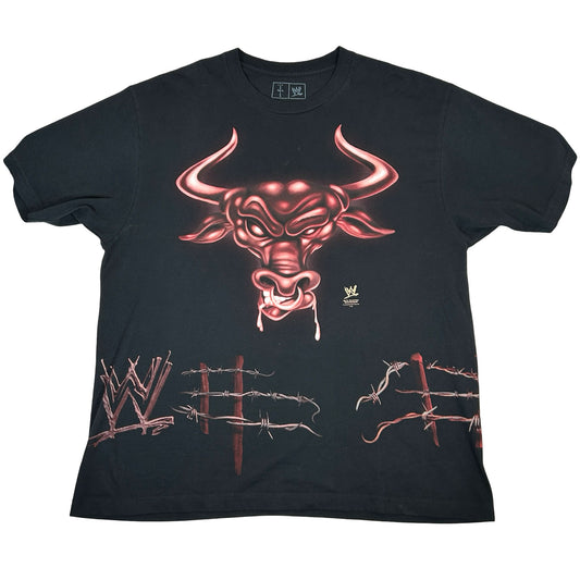 Travis Scott x WWE Know Your Role The Rock Tee Black [USED] - XL (Used)