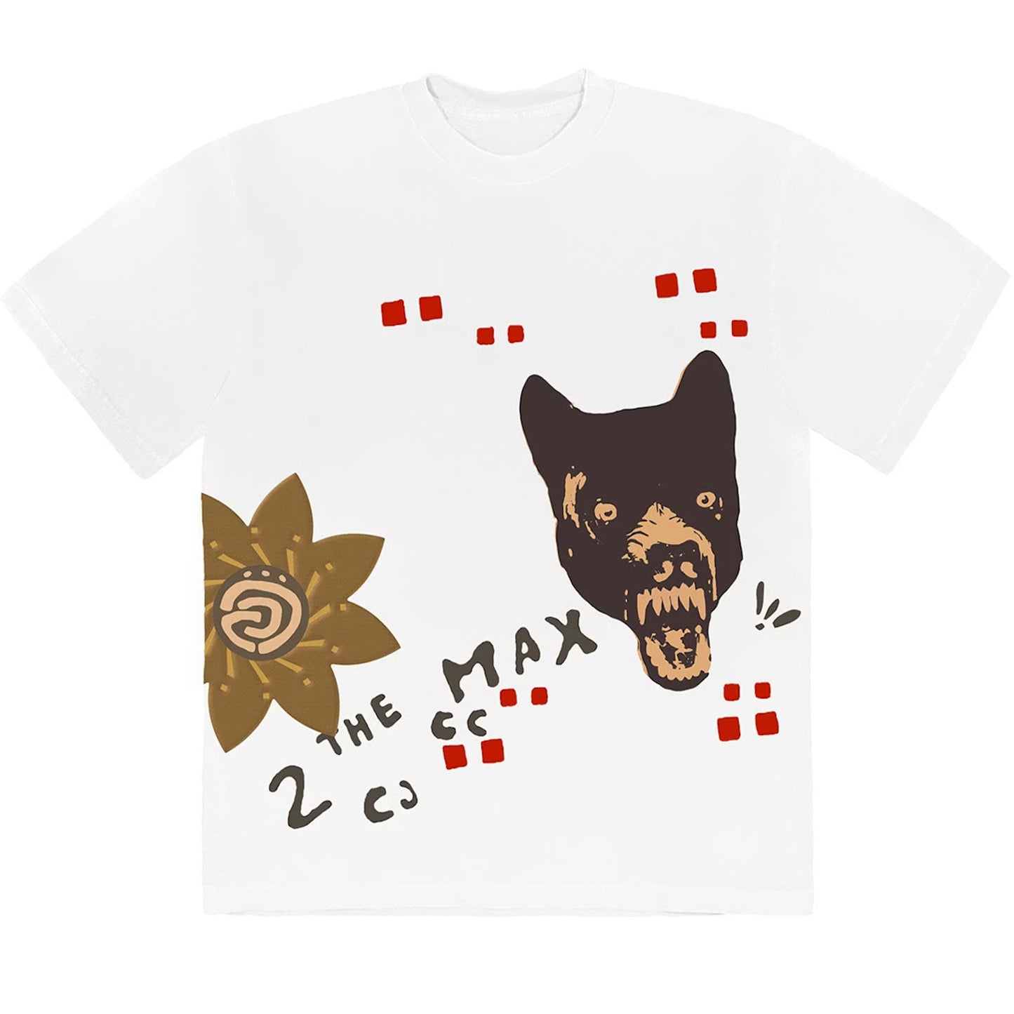 Travis Scott Cactus Jack Wolf T-Shirt White