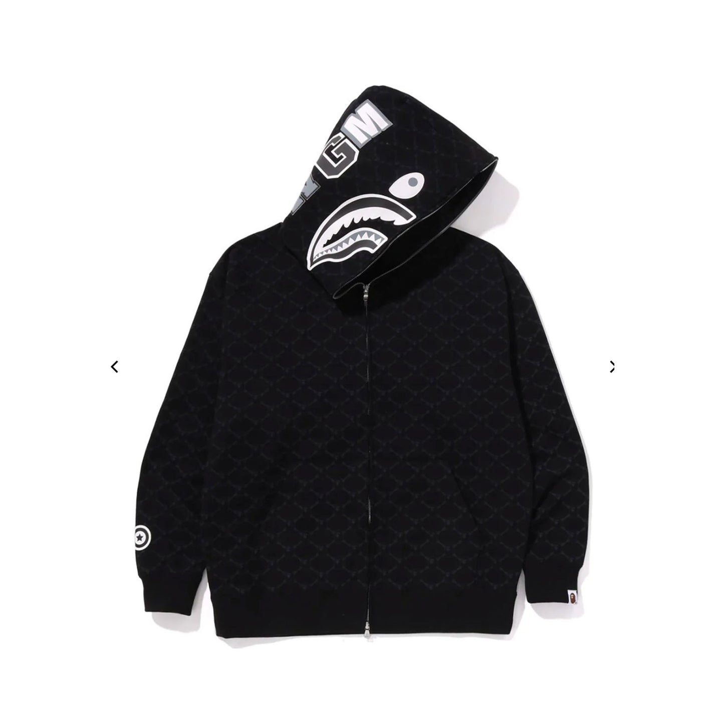 Bape College Monogram Full Zip Up [USED] - M (Used)