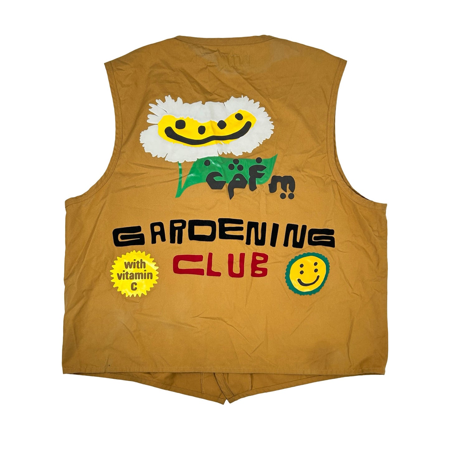 Cactus Plant Flea Market Gardening Club Vest Mustard [USED] - 4 (Used)