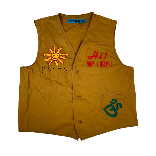 Cactus Plant Flea Market Gardening Club Vest Mustard [USED] - 4 (Used)