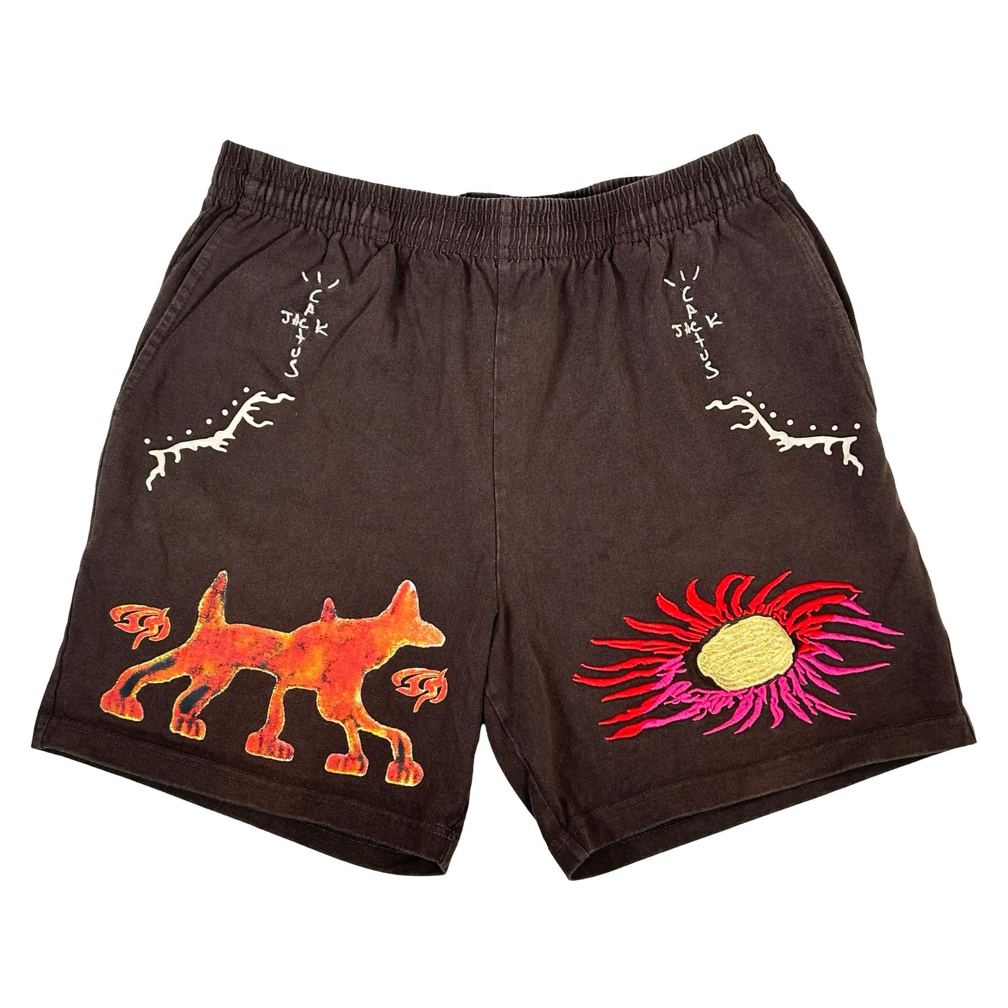 Travis Scott Sun Shorts Brown [USED] - M (Used)